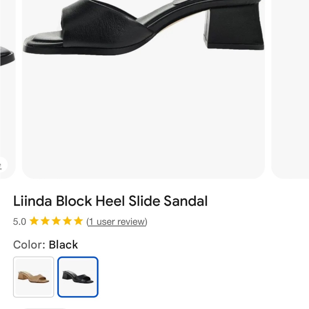 Chinese Laundry Black Block Heel Sandal